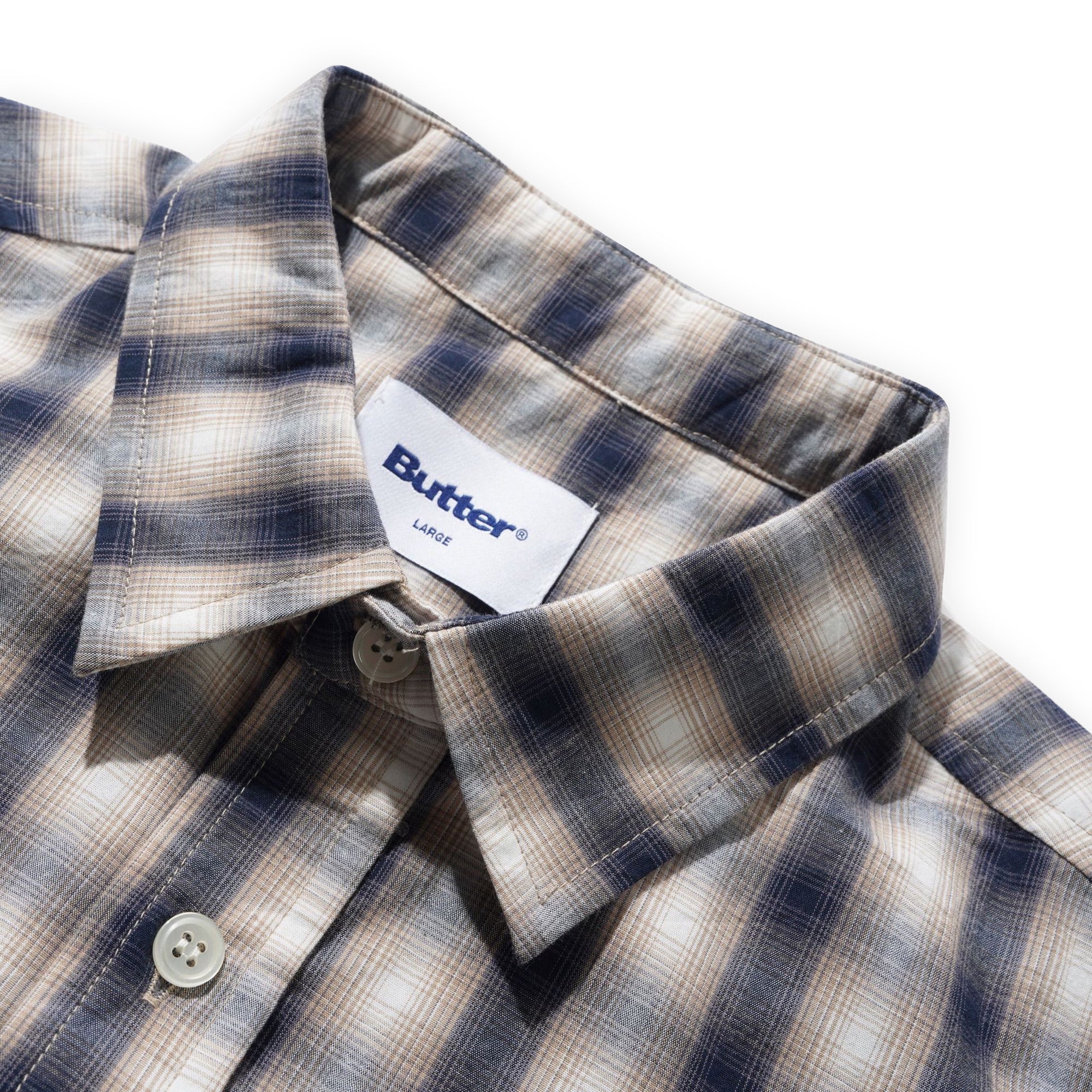 Butter Goods Shadowplaid Shirt - Tan