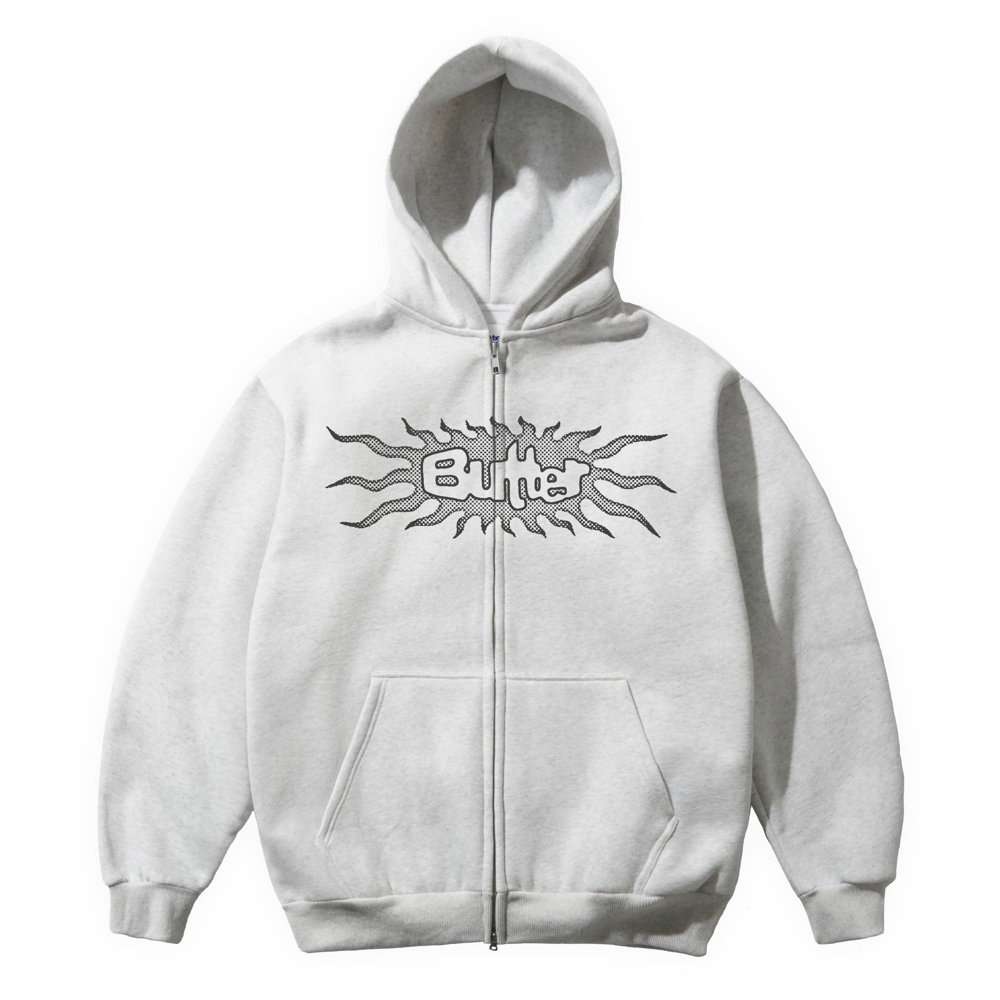 Butter Goods Solar Zip-Thru Hood - Ash