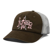 Butter Goods Sigil Trucker Cap - Washed Brown