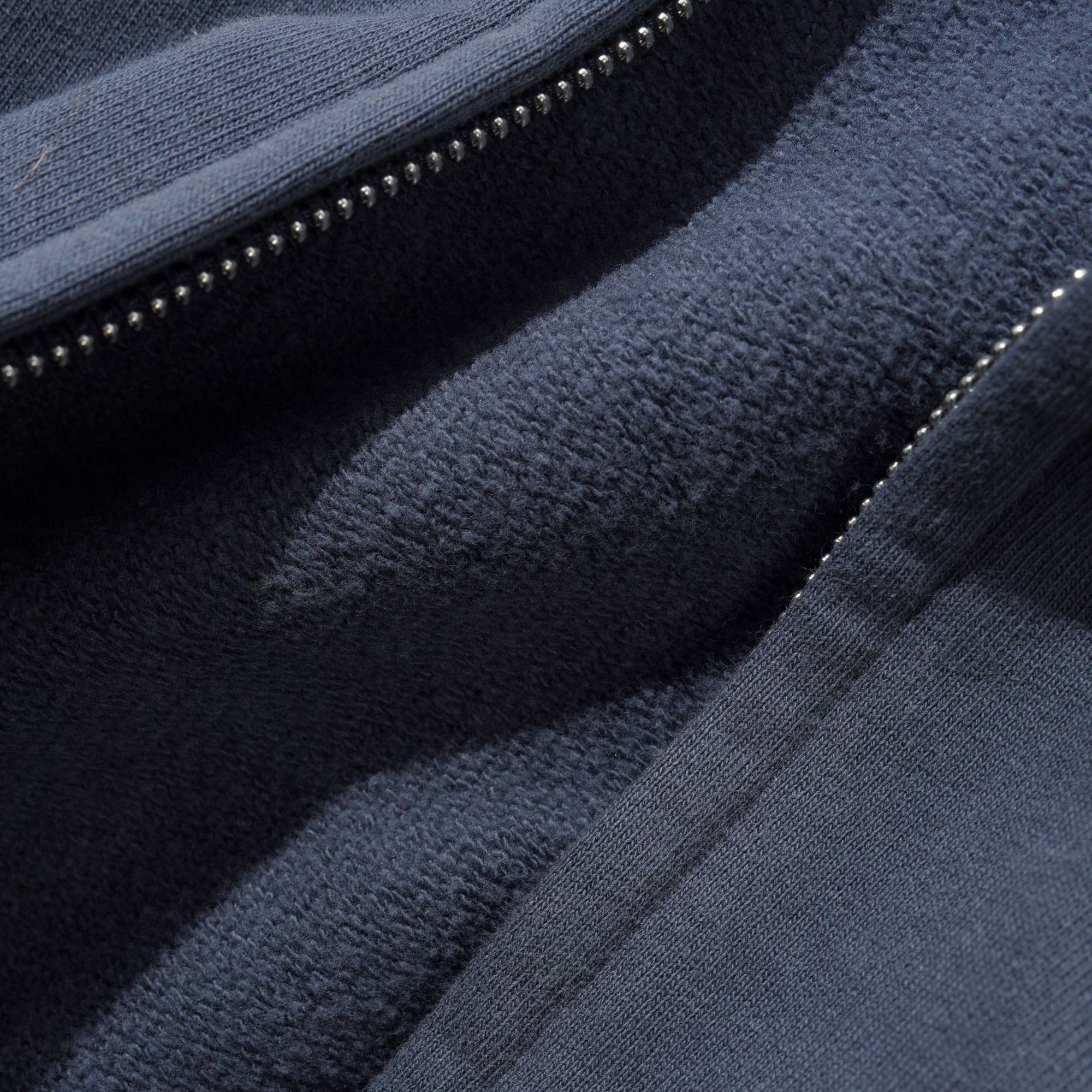 Butter Goods Stretch Zip-Thru Hood - Washed Navy