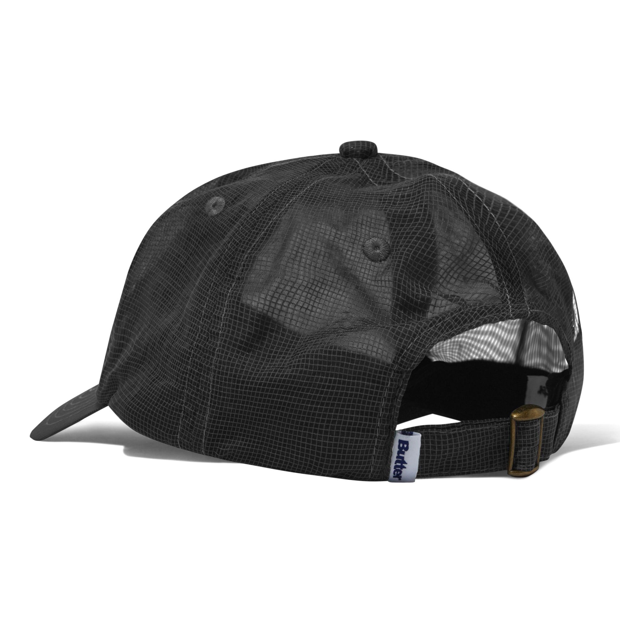 Butter Goods Terrain Fine Mesh 6 Panel Cap - Black