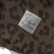 Butter Goods Waffle L/S Top - Leopard
