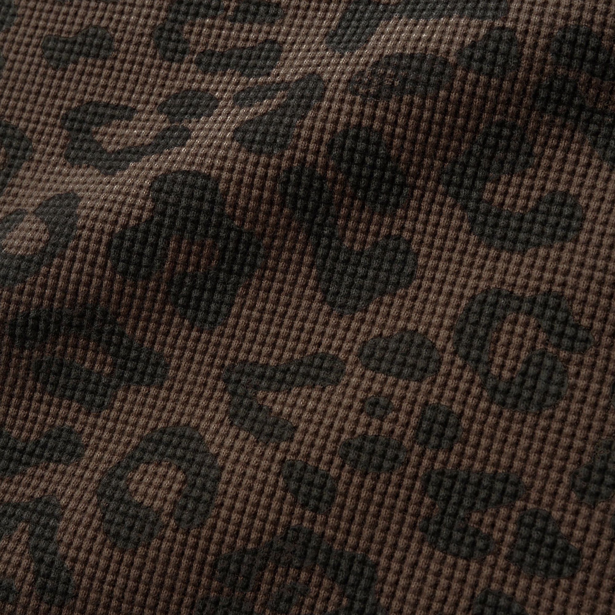 Butter Goods Waffle L/S Top - Leopard