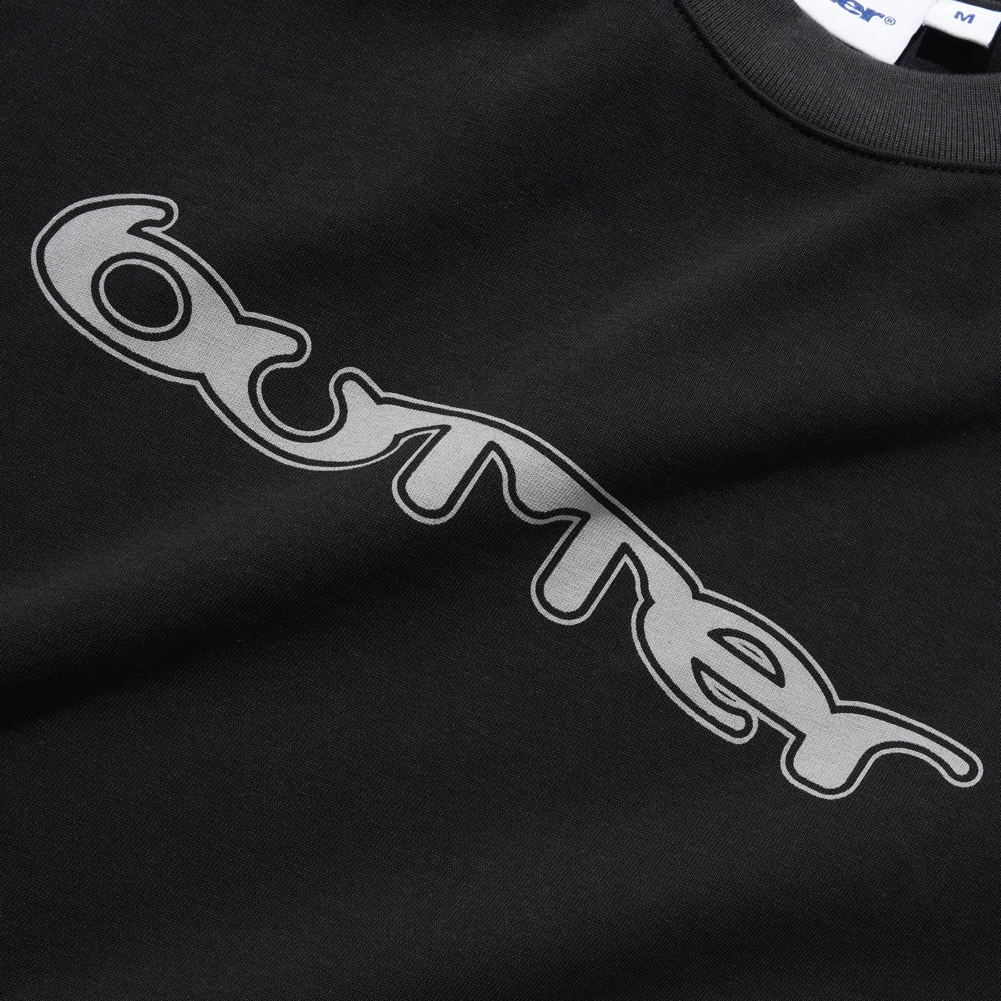 Butter Goods Witness Raglan Tee - Black / Dark Grey