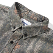 Butter Goods Yard Shirt - Forest Camo