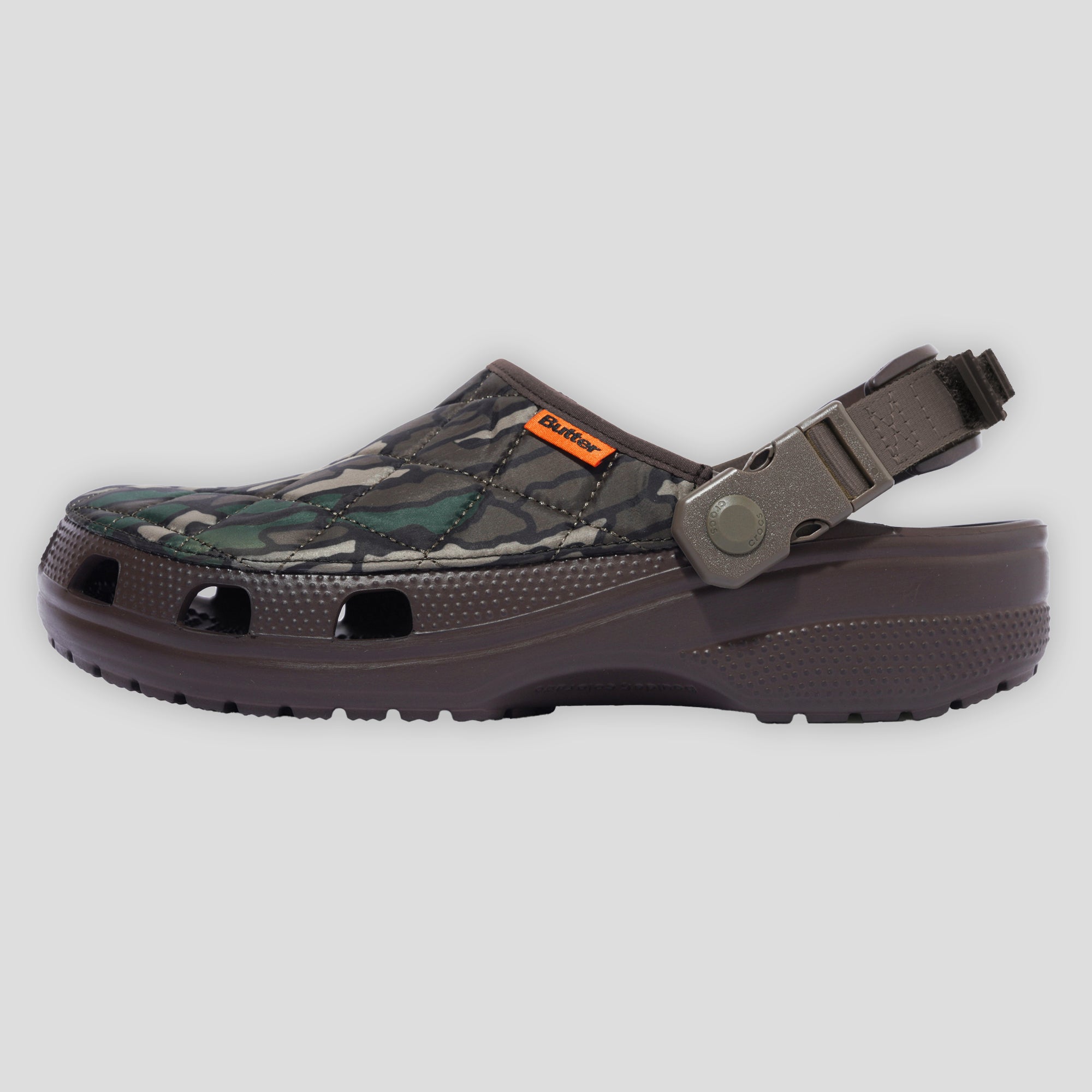 Butter x Crocs Classic Clog - Bark Camo