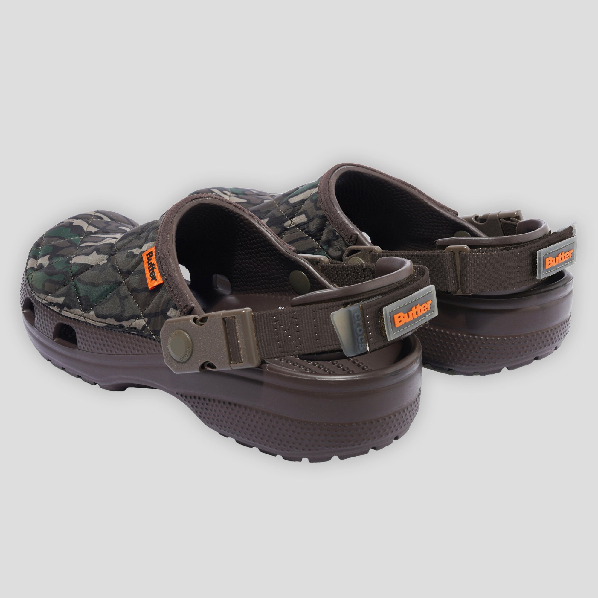 Butter x Crocs Classic Clog - Bark Camo