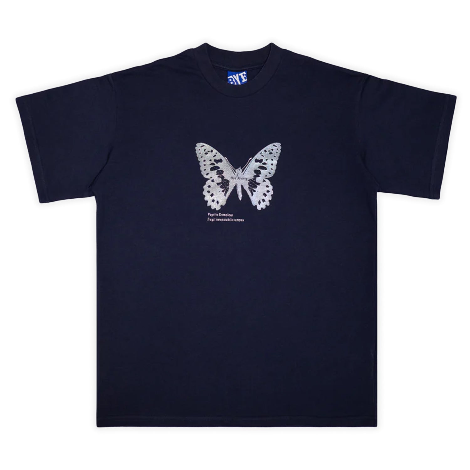 Bye Jeremy Butterfly Tee - Navy