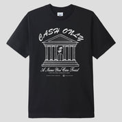 Cash Only Bank Tee - Black