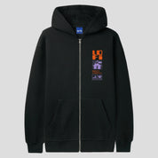 Lo-Fi Basic Parts Zip-Thru Hood - Black