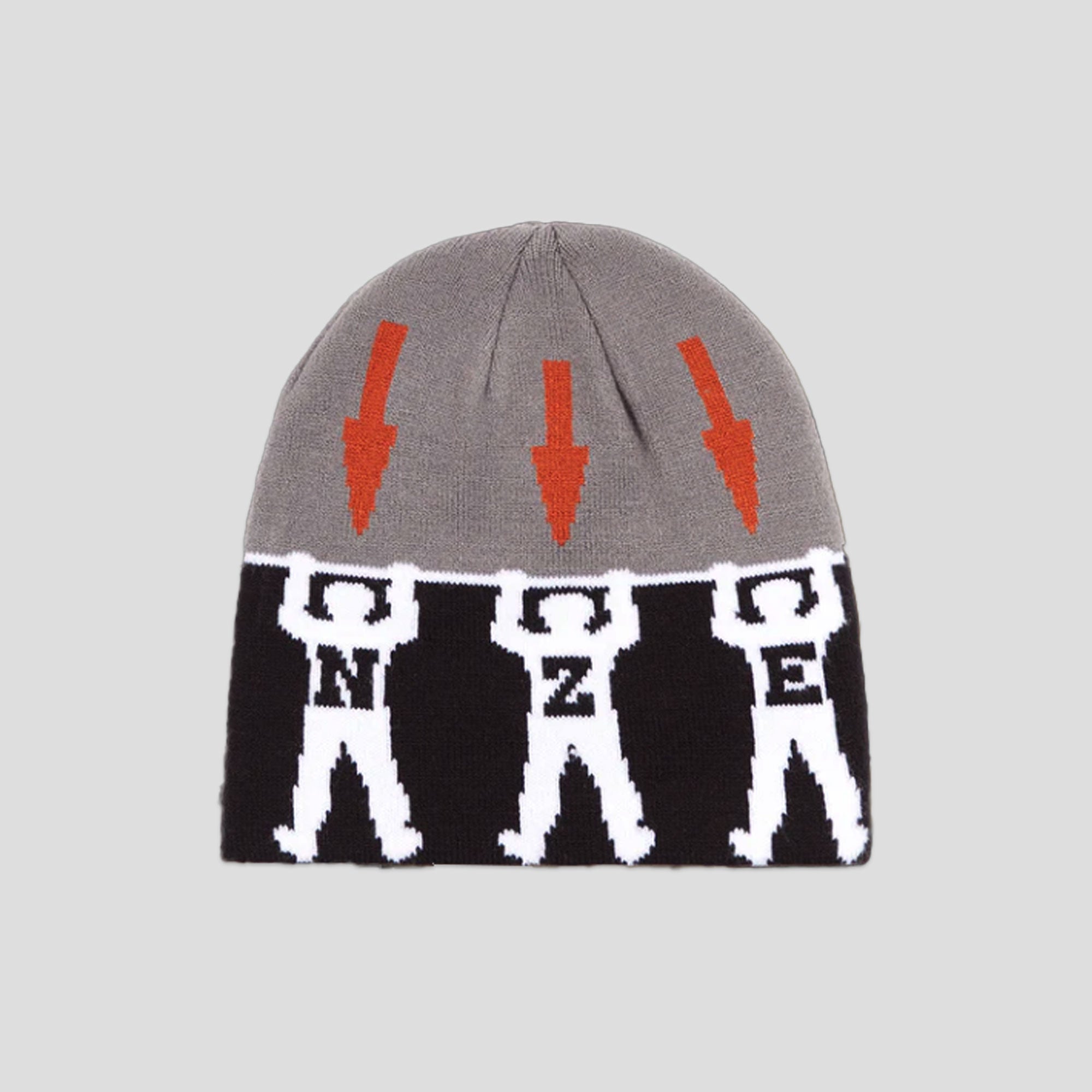 Bronze 56k Arrow Skull Beanie - Black