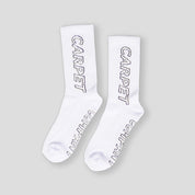 Carpet Company Misprint Sock - White