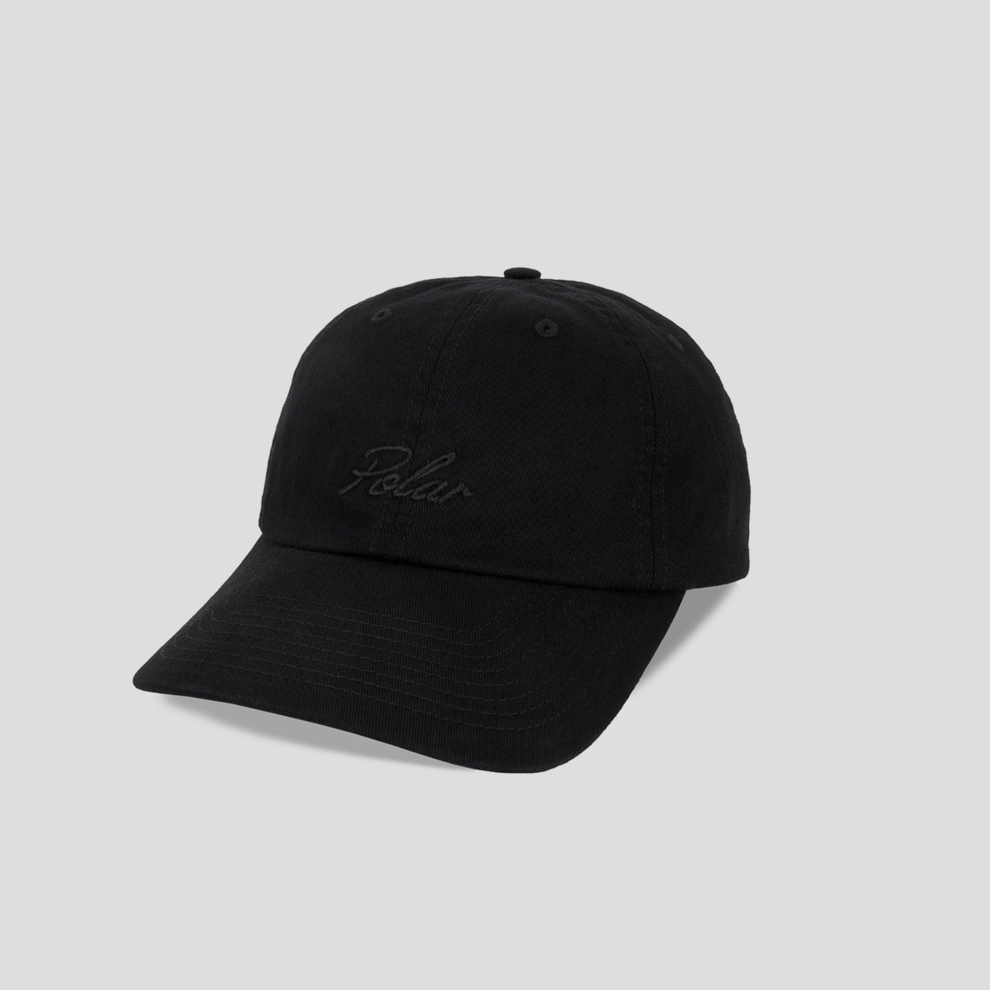 Polar Skate Co. Sai Cap Varsity Logo - Black