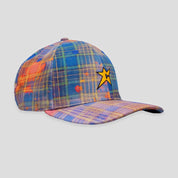 Carpet Company C Star Plaid Hat - Blue