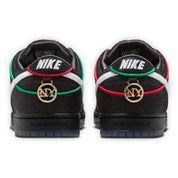 Nike SB Dunk Low Pro x Bronx Girls Skate - Black and Challenge Red