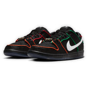 Nike SB Dunk Low Pro x Bronx Girls Skate - Black and Challenge Red