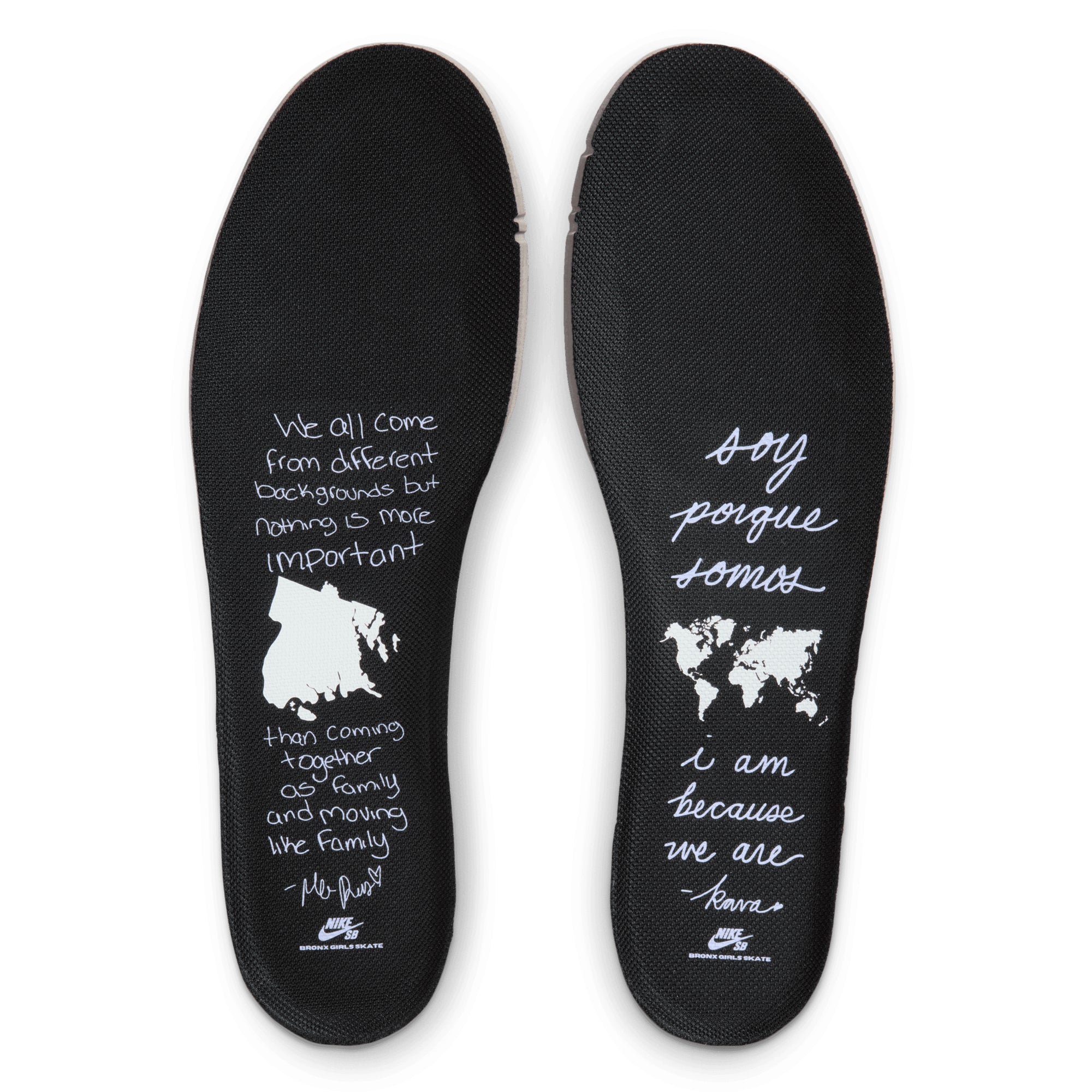 Nike SB Dunk Low Pro x Bronx Girls Skate - Black and Challenge Red