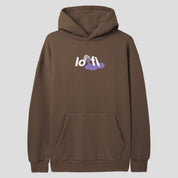 Lo-Fi Paint Logo Pullover Hood - Washed Brown