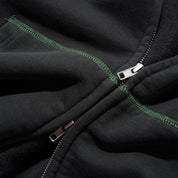 Butter Goods Drummer Zip-Thru Hood - Washed Black