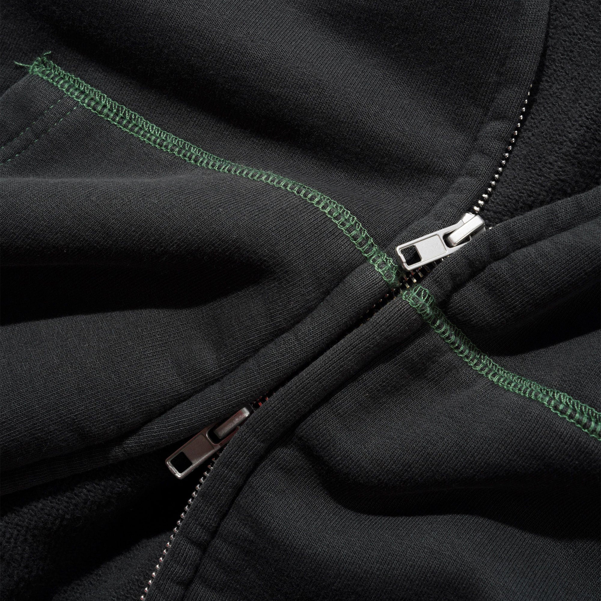Butter Goods Drummer Zip-Thru Hood - Washed Black