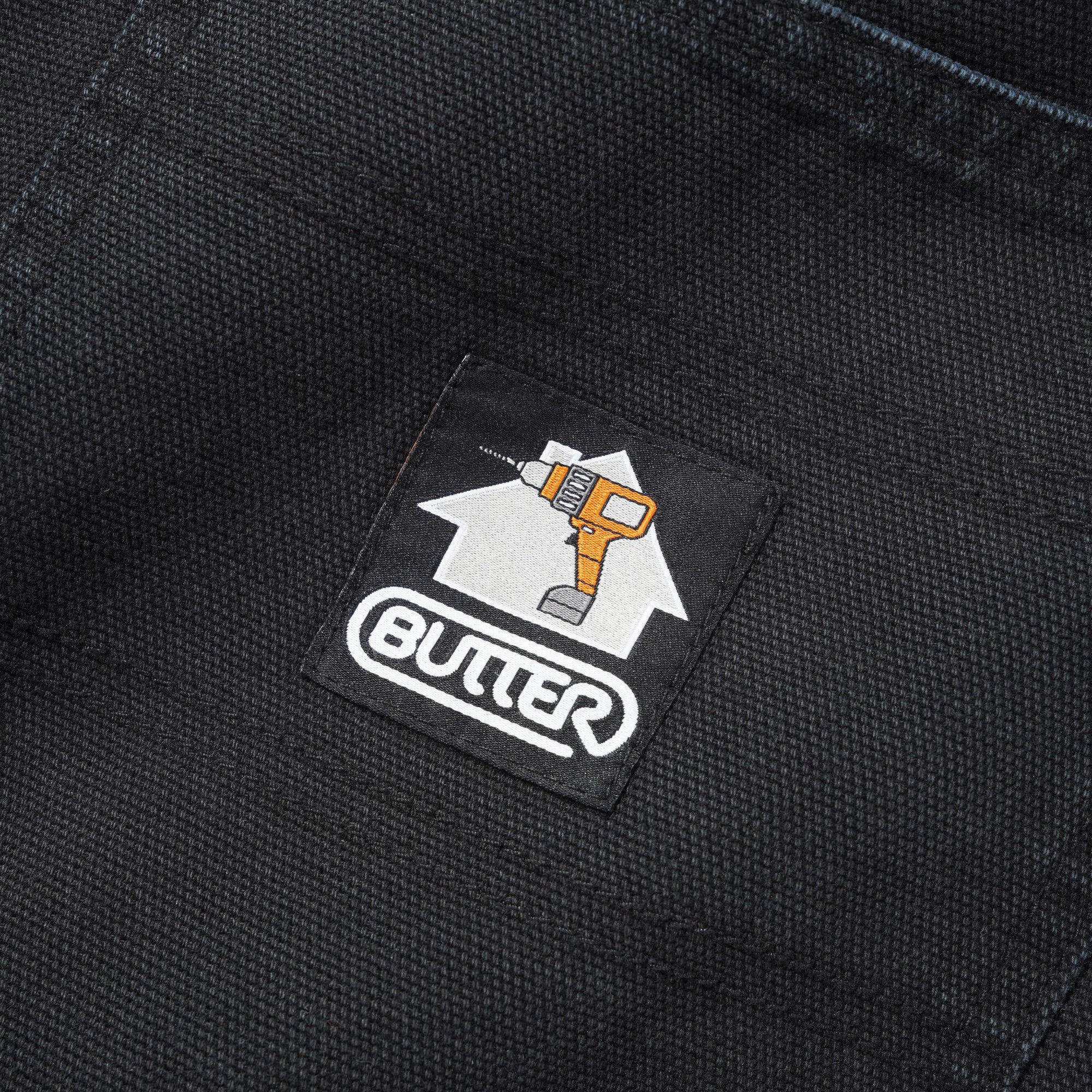 Butter Goods Work Pants - Washed Black