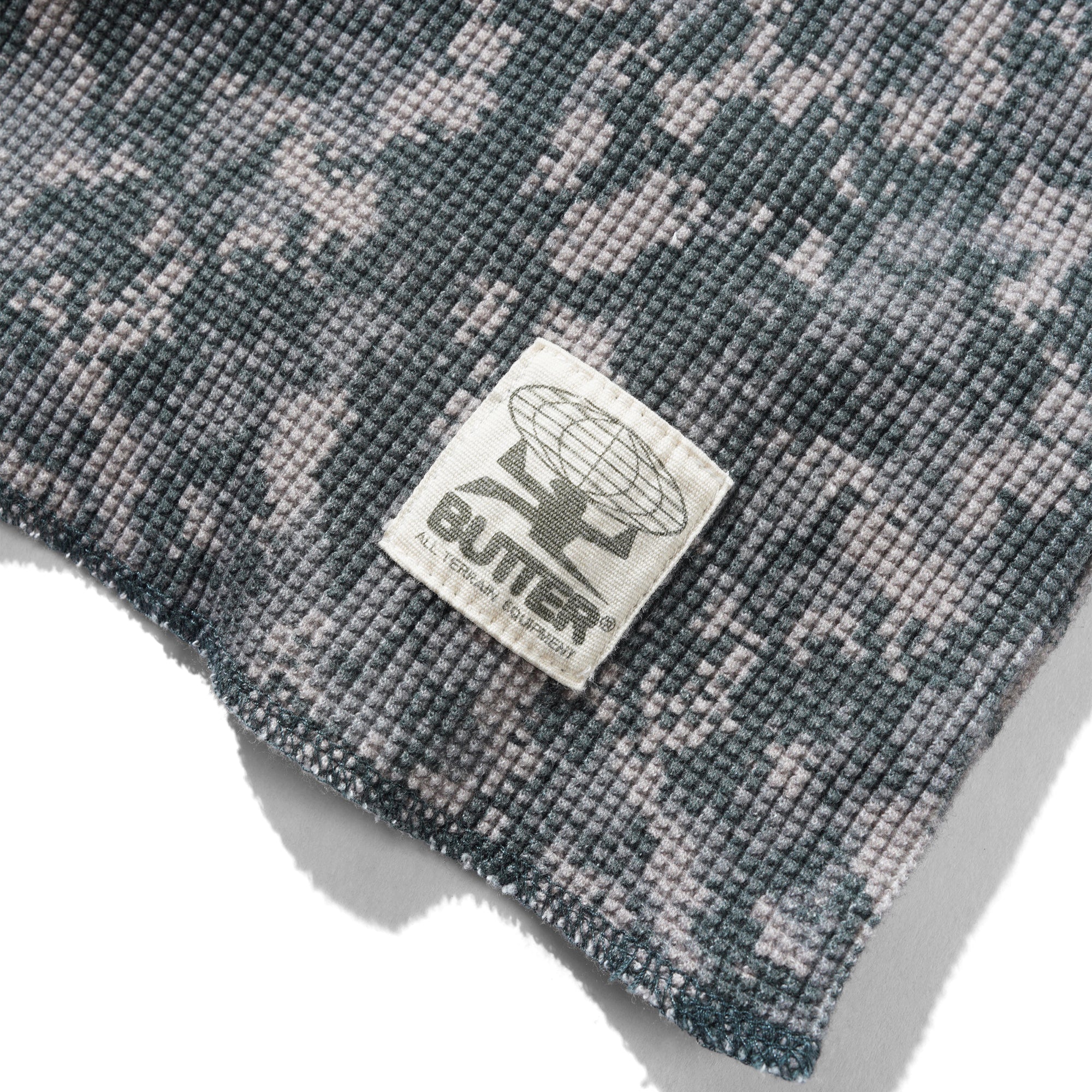 Butter Goods Long Sleeve Waffle Tee - Digital Camo