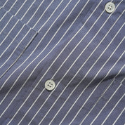Butter Goods Vertical Stripe S/S Shirt - Stone Blue