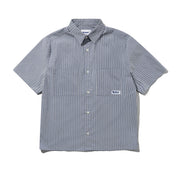 Butter Goods Vertical Stripe S/S Shirt - Stone Blue