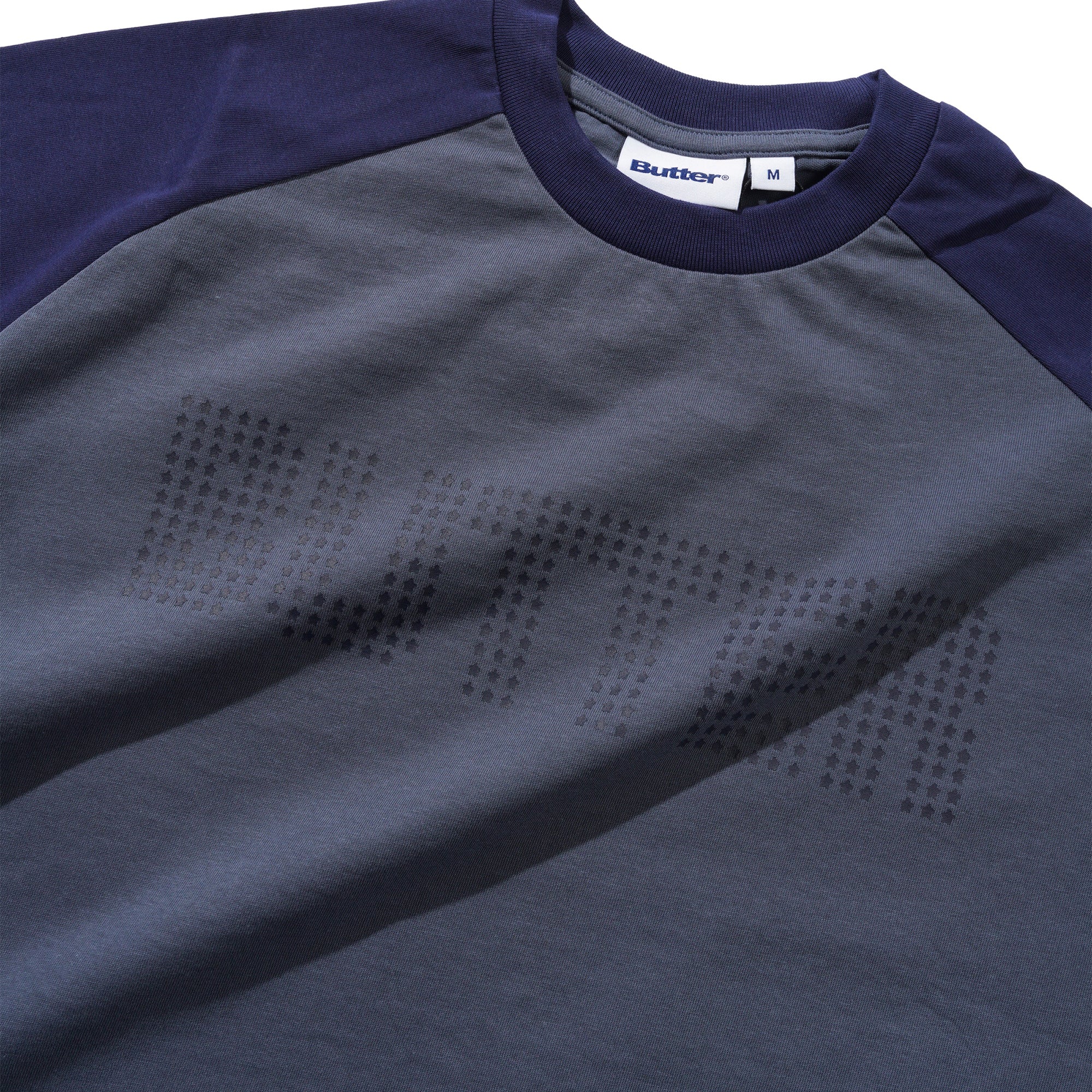 Butter Goods Stars Raglan Tee - Navy