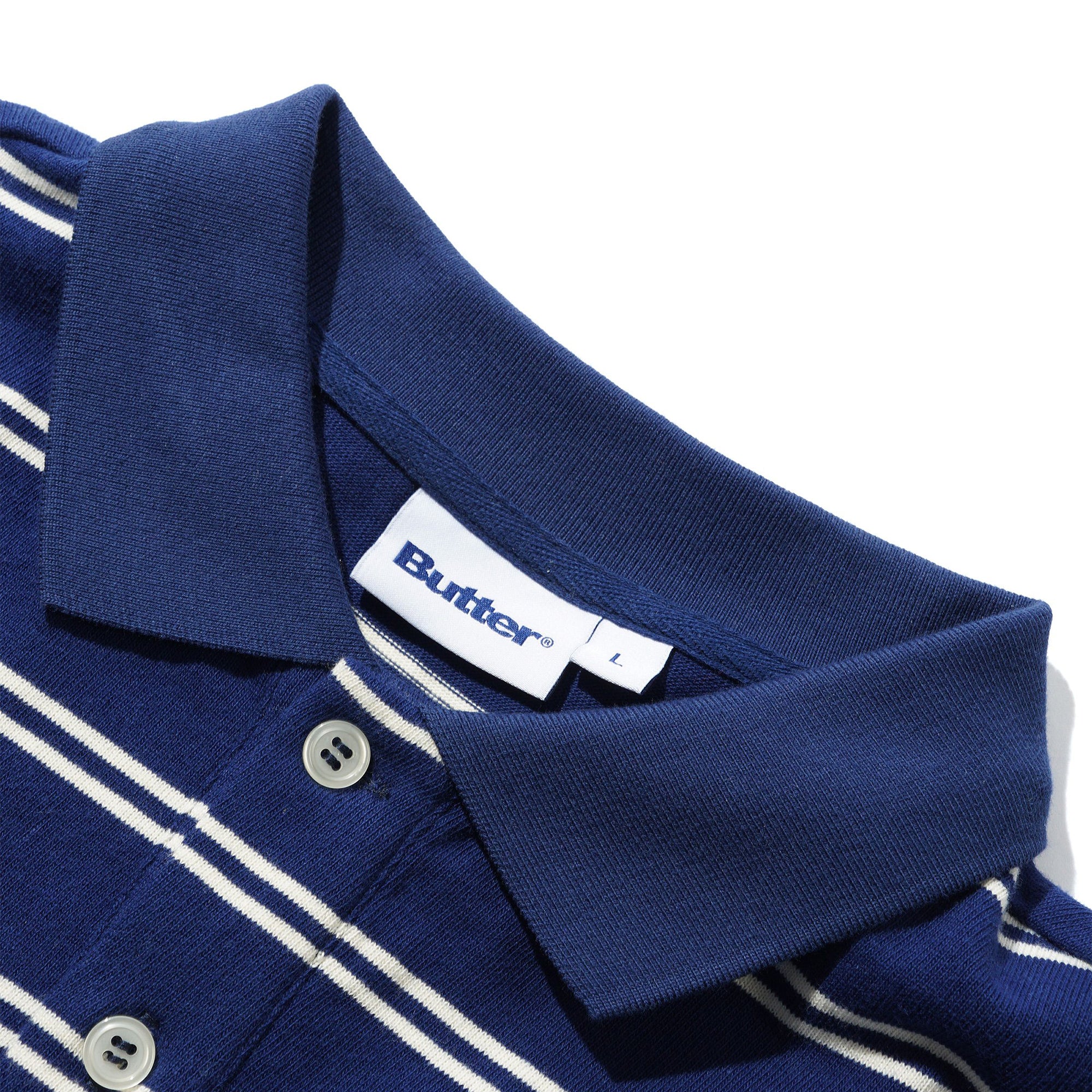 Butter Goods Stars Polo Shirt - Navy