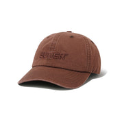 Butter Goods Ripstop Rounded Logo 6 Panel Cap - Washed Brown