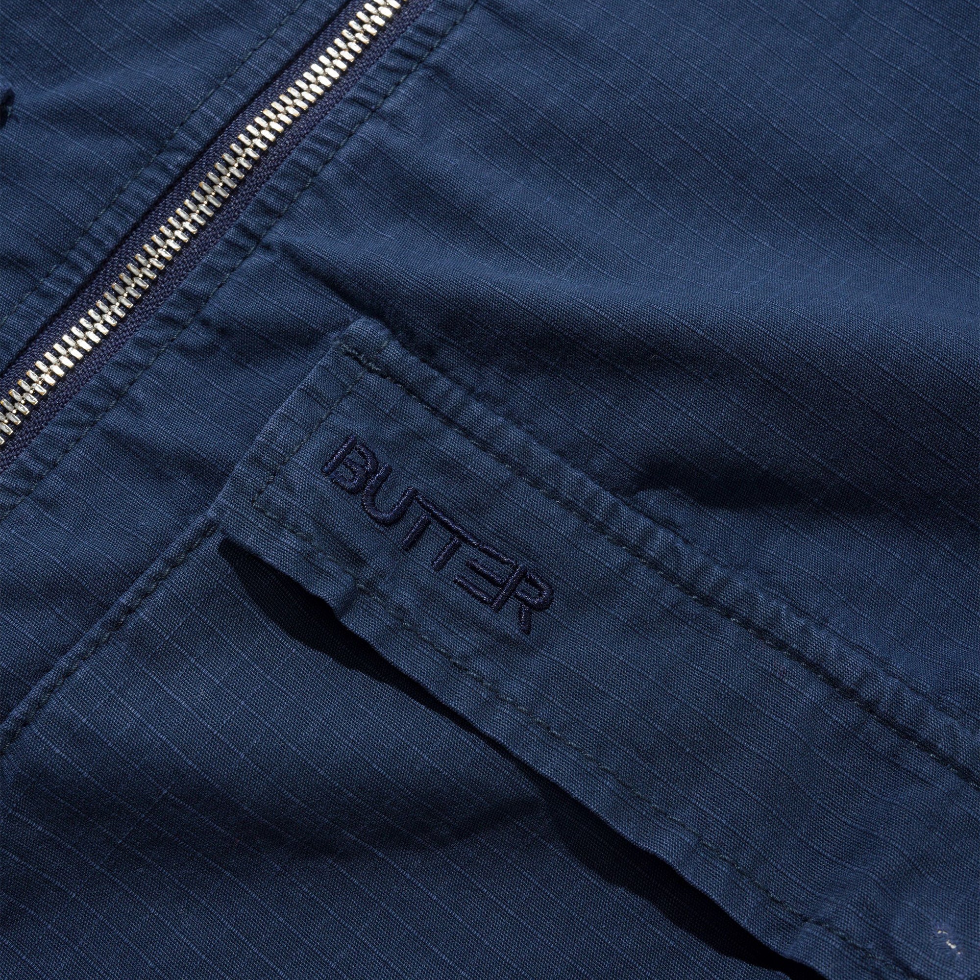 Butter Goods Ripstop Chore Jacket - Washed Navy