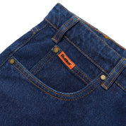 Butter Goods Relaxed Denim Jeans - Dark indigo