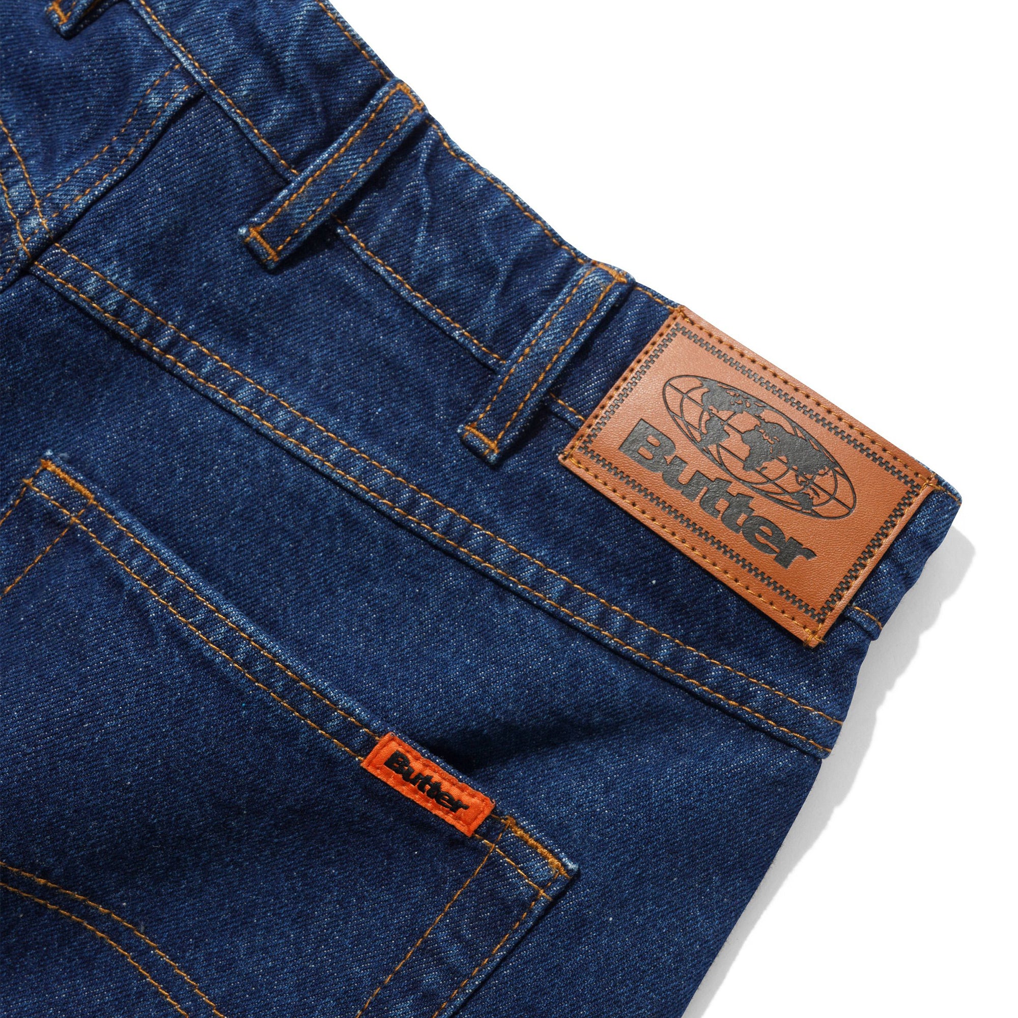 Butter Goods Relaxed Denim Jeans - Dark indigo