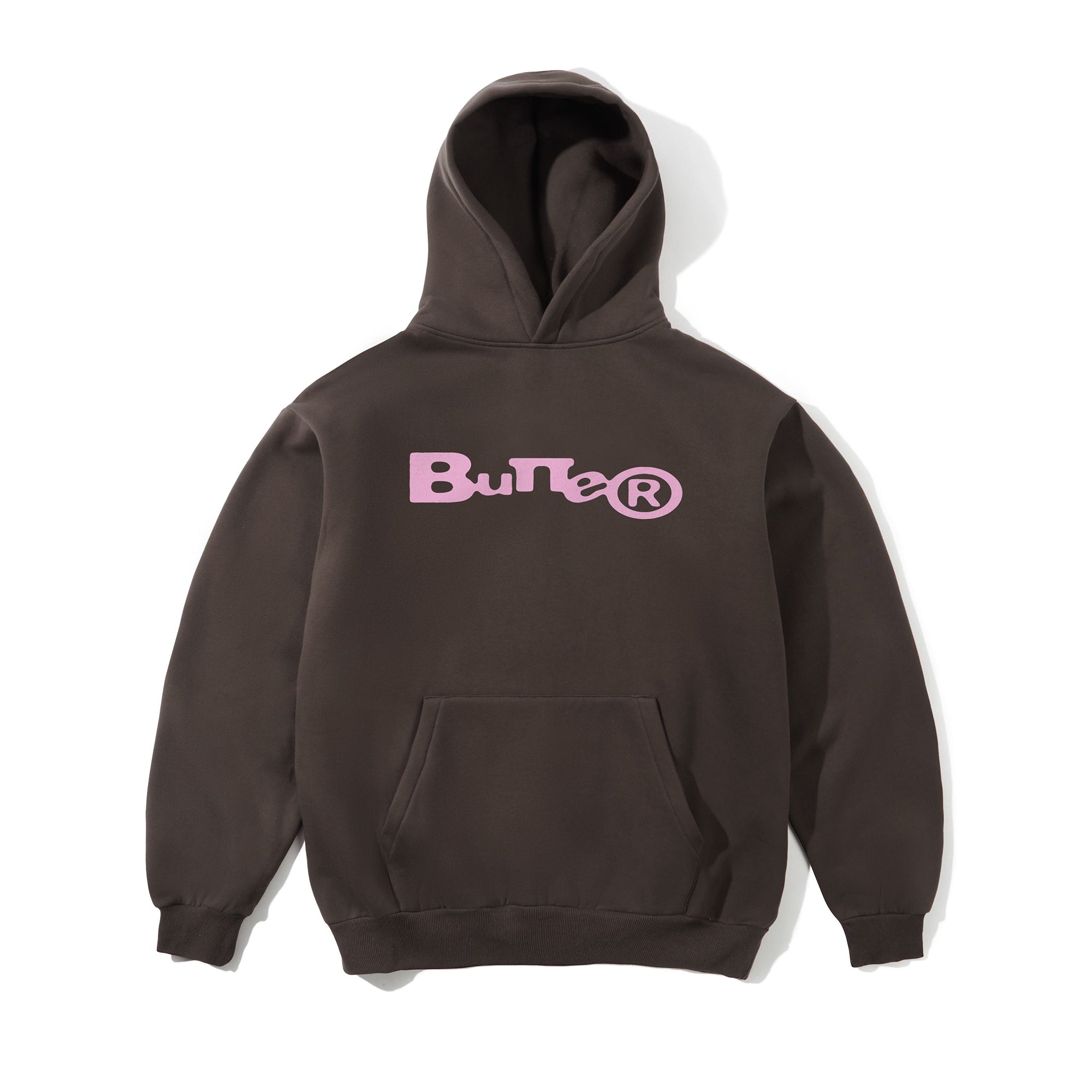 Butter Goods Registered Pullover Hood - Brown