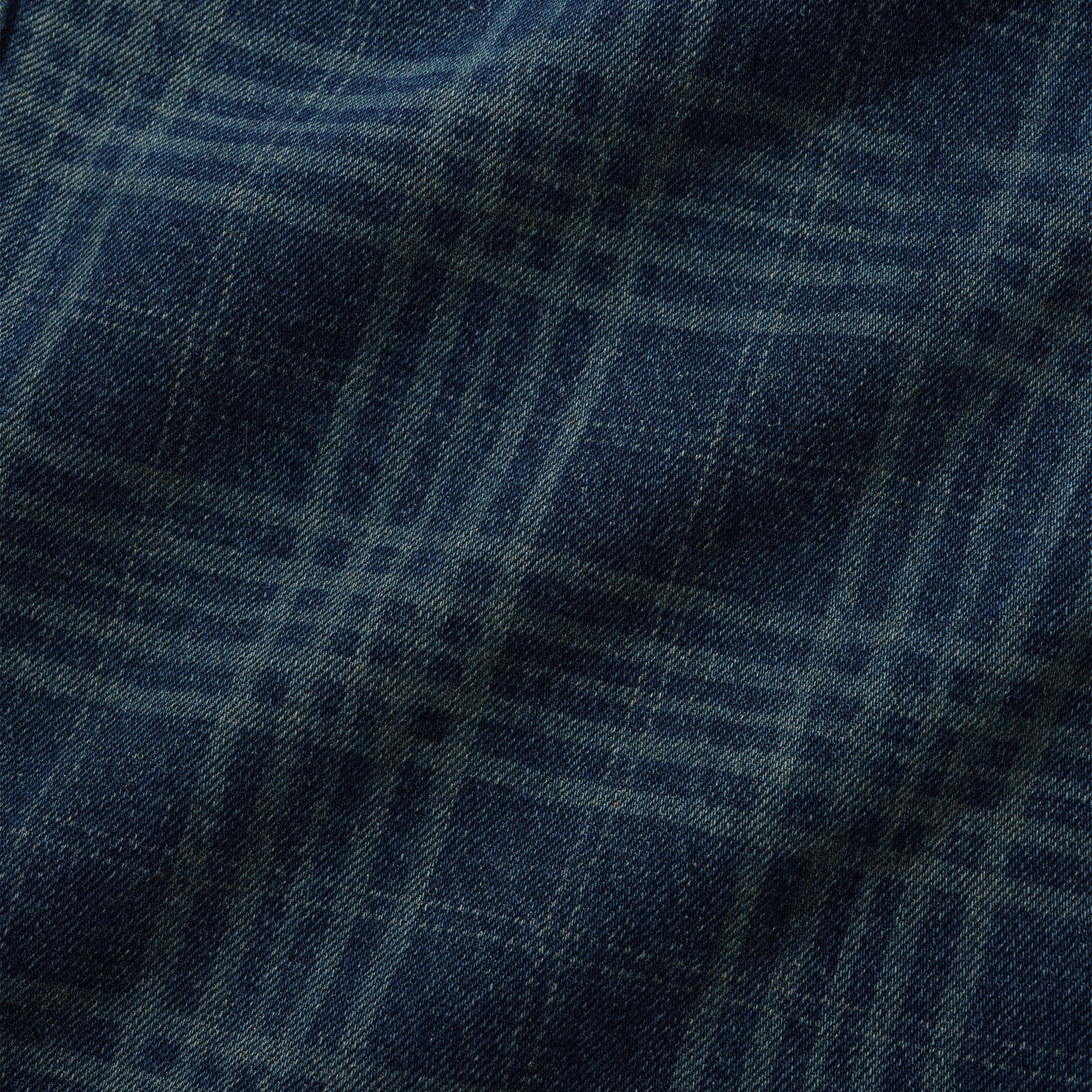 Butter Goods Burn Wide Cut Jeans - Dark Indigo Plaid