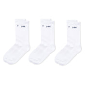 Butter Goods 3 Pack Socks - White