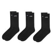 Butter Goods 3 Pack Socks - Black