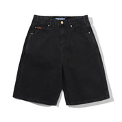 Butter Goods Baggy Denim Shorts - Flat Black