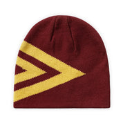 Butter Goods Diamond Skully Beanie - Burgundy