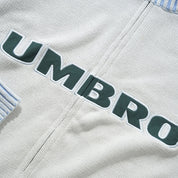 Butter Goods Diamond Zip-Thru Knit - Grey