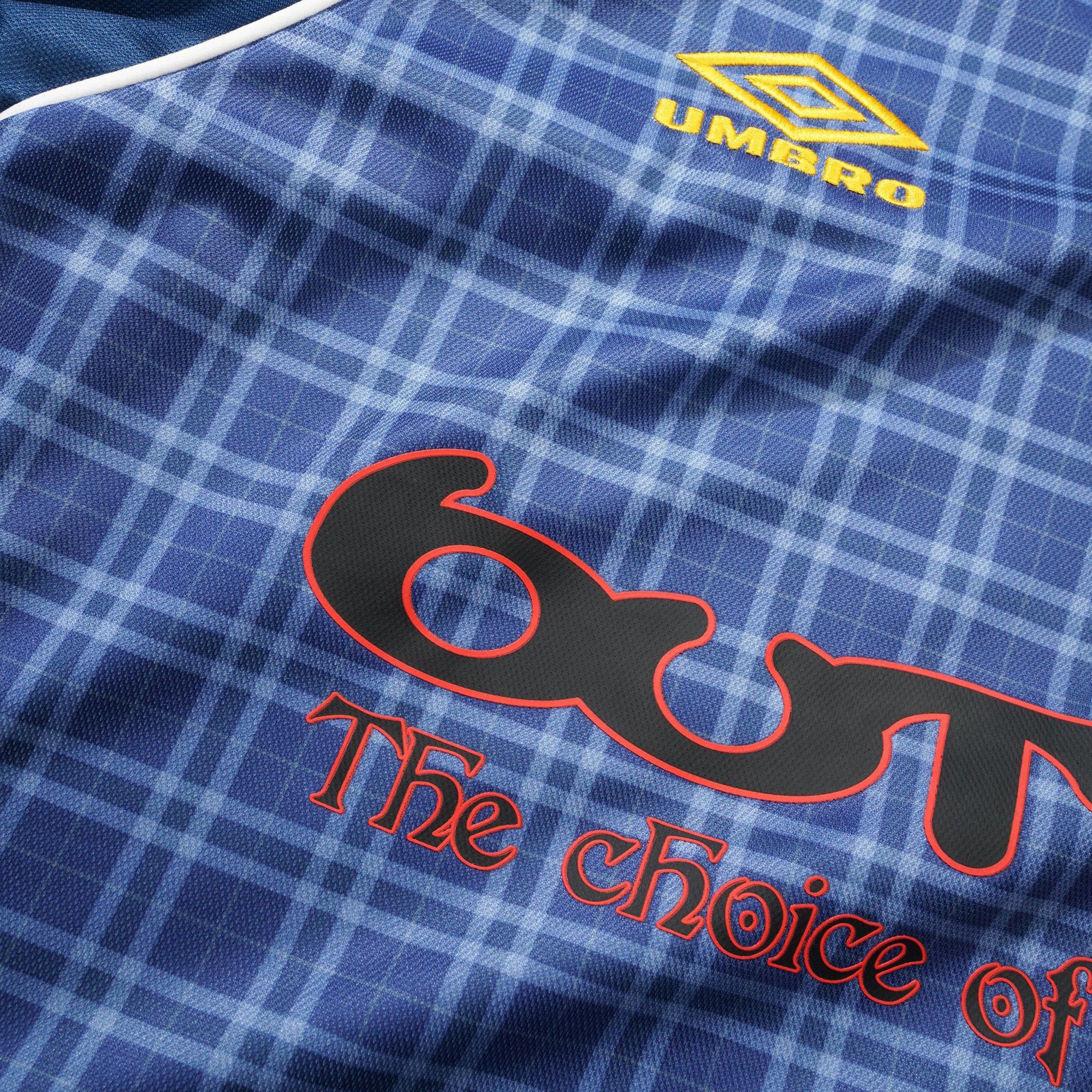 Butter Goods Plaid Jersey - Navy / Slate