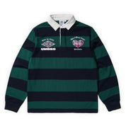 Butter Goods Victory Rugby Polo - Navy / Forest