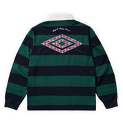 Butter Goods Victory Rugby Polo - Navy / Forest
