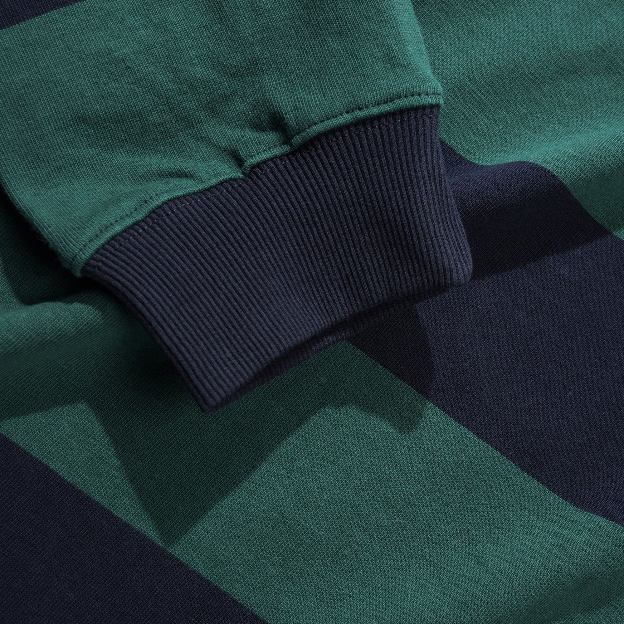 Butter Goods Victory Rugby Polo - Navy / Forest