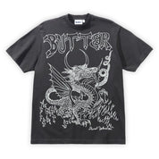 Butter Goods Dragon Tee - Washed Black