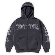 Butter Goods Thirteen Zip-Thru Hood - Washed Navy
