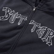 Butter Goods Thirteen Zip-Thru Hood - Washed Navy