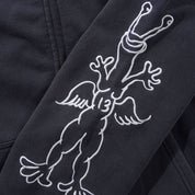 Butter Goods Thirteen Zip-Thru Hood - Washed Navy