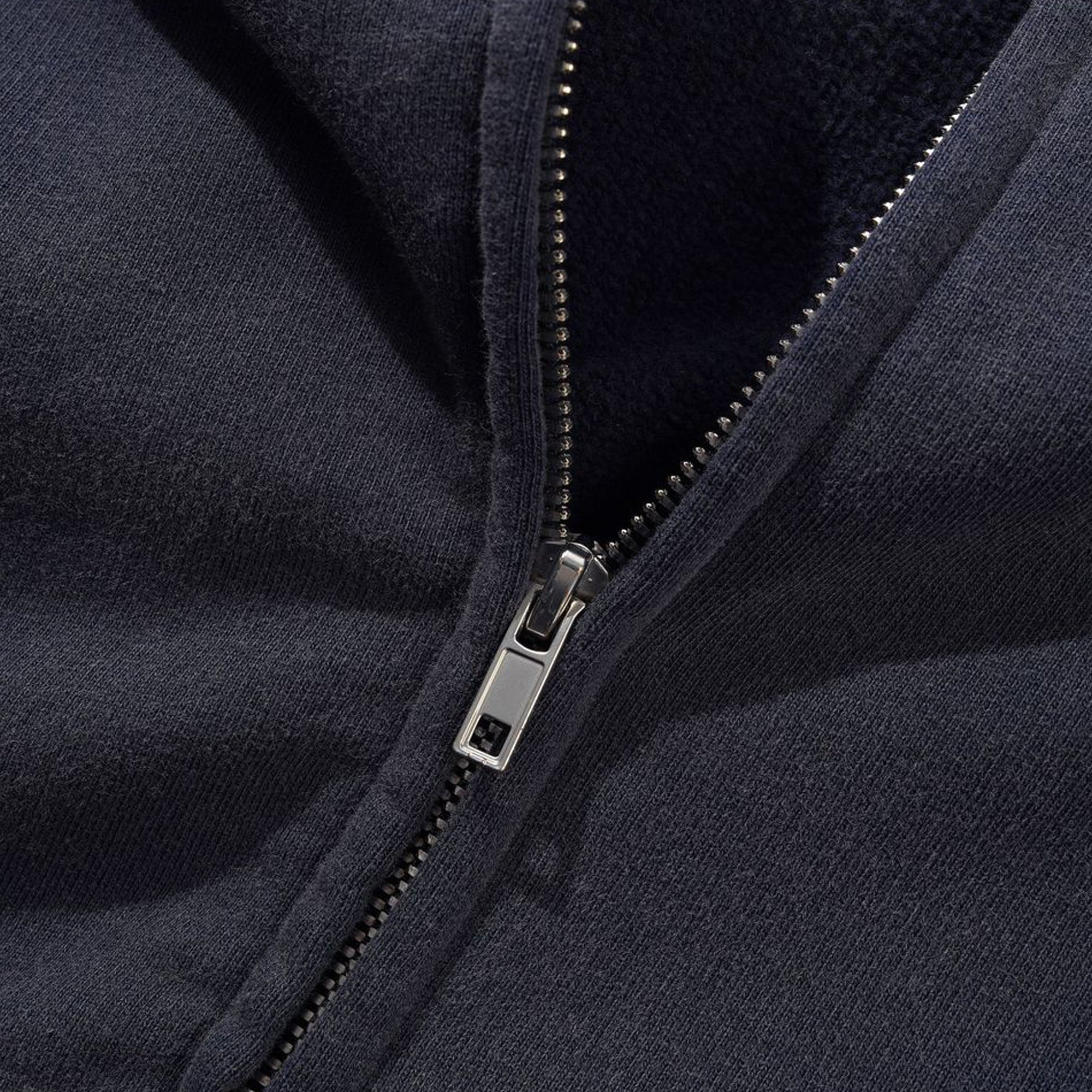 Butter Goods Thirteen Zip-Thru Hood - Washed Navy